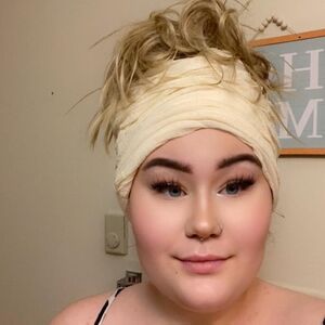 Winter Beanie with Hair – No Styling Needed – Ready to Ship